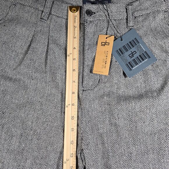 GODBODY Collection Men's 34x33 Pleated Wool Blend Dress Pants Classic Fit 36x31 - Picture 6 of 12